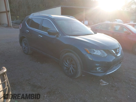 2016 Nissan Rogue SV with VIN 5N1AT2MT0GC860352, listed as a IAAI auction lot 40926872 with 114,450 mi miles. Bid and sale history available at carsss.com. Image 1.