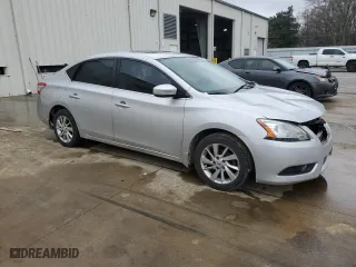 2015 Nissan Sentra SV with VIN 3N1AB7AP7FY376313, listed as a Copart auction lot 46132415 with 191,773 mi miles and Salvage Title. Bid and sale history available at carsss.com. Image 4.