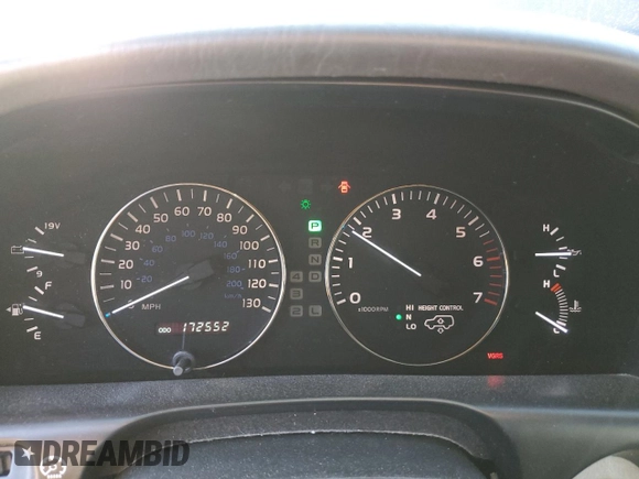 2006 Lexus LX 470 z VIN JTJHT00W664007502, wystawiony jako Copart lot #47871885 z przebiegiem 172 552 mil mil oraz Szkoda całkowita • Salvage title. Historia ofert i sprzedaży dostępna na DreamBid. Obrazek 9.