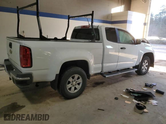 2018 Chevrolet Colorado 2WD Work Truck with VIN 1GCHSBEN0J1297019, listed as a Copart auction lot 88532125 with 0 mi miles and Salvage Title. Bid and sale history available at carsss.com. Image 3.