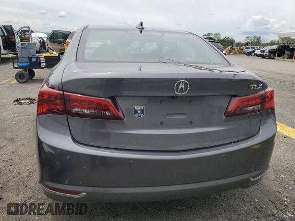 2017 Acura TLX V6 w/Advance Pkg with VIN 19UUB2F77HA003089, listed as a Copart auction lot 58361105 with 67,392 mi miles and Salvage title. Bid and sale history available at DreamBid. Image 6.
