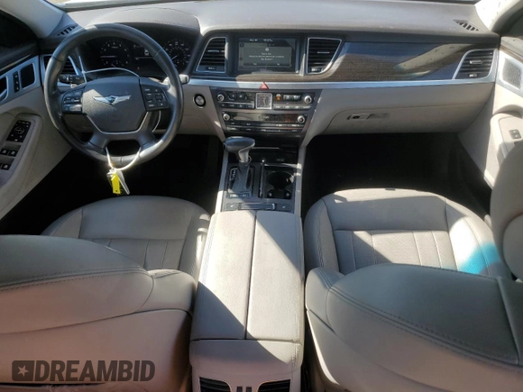 2019 Genesis G80 3.8L with VIN KMTFN4JEXKU326897, listed as a Copart auction lot 81956804 with 57,435 mi miles and Salvage Title. Bid and sale history available at DreamBid. Image 8.