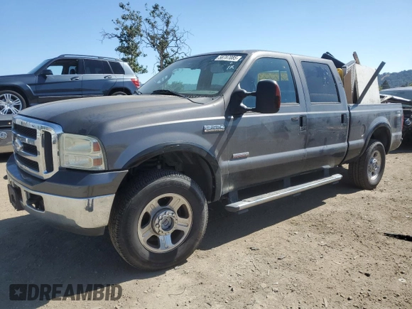 2007 Ford F-250 XL with VIN 1FTSW21P57EA59900, listed as a Copart auction lot 58787085 with 216,385 mi miles and Salvage title. Bid and sale history available at DreamBid. Image 1.