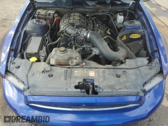 2013 Ford Mustang V6 with VIN 1ZVBP8AM4D5207405, listed as a Copart auction lot 53389355 with 157,603 mi miles and Salvage title. Bid and sale history available at DreamBid. Image 11.
