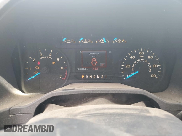 2017 Ford F-150 XL with VIN 1FTFX1CF0HKC36692, listed as a Copart auction lot 55098435 with 158,655 mi miles and Clean title. Bid and sale history available at DreamBid. Image 9.