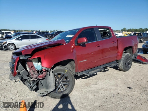2020 GMC Canyon 2WD SLE with VIN 1GTG5CEN8L1121170, listed as a Copart auction lot 87121844 with 0 mi miles and Salvage Title. Bid and sale history available at carsss.com. Image 1.