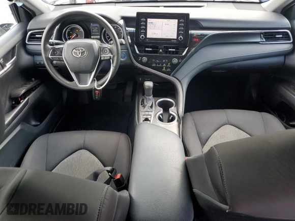 2021 Toyota Camry Hybrid LE with VIN 4T1C31AK9MU557171, listed as a Copart auction lot 48637275 with 77,193 mi miles and Salvage Title. Bid and sale history available at carsss.com. Image 8.