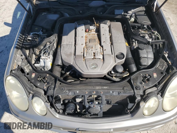 2003 Mercedes-Benz E-Class 5.5L AMG with VIN WDBUF76J83A256506, listed as a Copart auction lot 48587735 with 191,902 mi miles and Clean Title. Bid and sale history available at carsss.com. Image 11.