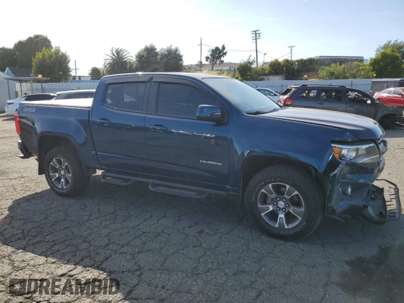 2020 Chevrolet Colorado 4WD Z71 with VIN 1GCGTDEN7L1185065, listed as a Copart auction lot 60172805 with 73,085 mi miles and Salvage title. Bid and sale history available at DreamBid. Image 4.