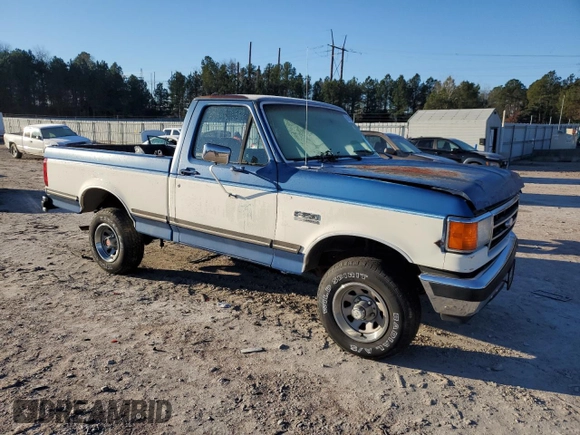 1990 Ford F-150 with VIN 1FTEF14N1LNA30373, listed as a Copart auction lot 85961874 with 27,509 mi miles and Salvage Title. Bid and sale history available at carsss.com. Image 4.
