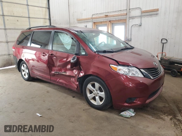 2011 Toyota Sienna LE AAS with VIN 5TDKK3DC4BS127181, listed as a Copart auction lot 59015195 with 170,677 mi miles and Salvage title. Bid and sale history available at DreamBid. Image 4.