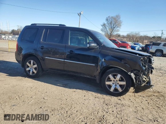 2012 Honda Pilot Touring with VIN 5FNYF4H96CB076730, listed as a Copart auction lot 50161785 with 108,038 mi miles and Salvage Title. Bid and sale history available at DreamBid. Image 4.