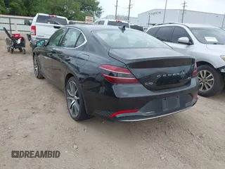 2023 Genesis G70 2.0T z VIN KMTG34TA9PU132552, wystawiony jako IAAI lot #42047048 z przebiegiem 39 111 mil mil oraz . Historia ofert i sprzedaży dostępna na DreamBid. Obrazek 3.