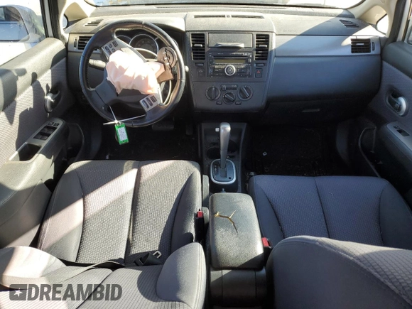 2009 Nissan Versa 1.8 S with VIN 3N1BC11E29L372166, listed as a Copart auction lot 86772944 with 0 mi miles and Salvage Title. Bid and sale history available at carsss.com. Image 8.