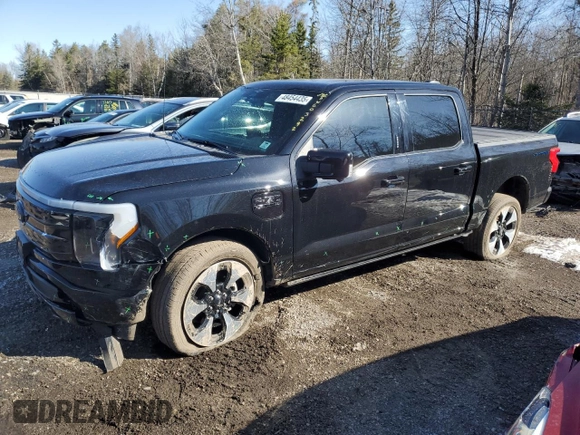 2023 Ford F-150 Lightning Pro z VIN 1FT6W1EV3PWG03292, wystawiony jako Copart lot #48454435 z przebiegiem 41 714 mil mil oraz Tytuł czysty. Historia ofert i sprzedaży dostępna na DreamBid. Obrazek 1.