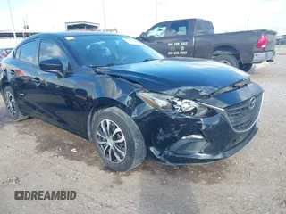 2015 Mazda 3 i SV with VIN JM1BM1T76F1262569, listed as a IAAI auction lot 41472375 with 89,932 mi miles. Bid and sale history available at carsss.com. Image 1.