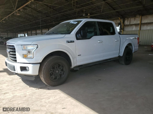 2016 Ford F-150 XLT with VIN 1FTEW1EP2GKE47833, listed as a Copart auction lot 52779915 with 117,210 mi miles and Salvage Title. Bid and sale history available at carsss.com. Image 1.