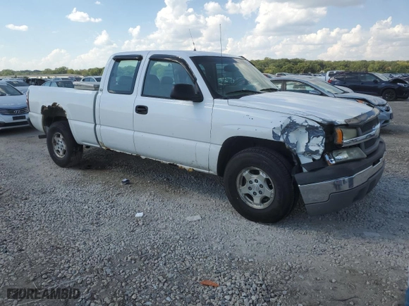 2004 Chevrolet Silverado 1500 Work Truck with VIN 1GCEC19Z74Z276603, listed as a Copart auction lot 70582324 with 211,118 mi miles and Salvage Title. Bid and sale history available at carsss.com. Image 4.