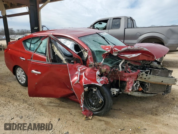 2014 Nissan Versa SV with VIN 3N1CN7AP7EL835030, listed as a Copart auction lot 46941215 with 126,436 mi miles and Non Repairable. Bid and sale history available at carsss.com. Image 4.