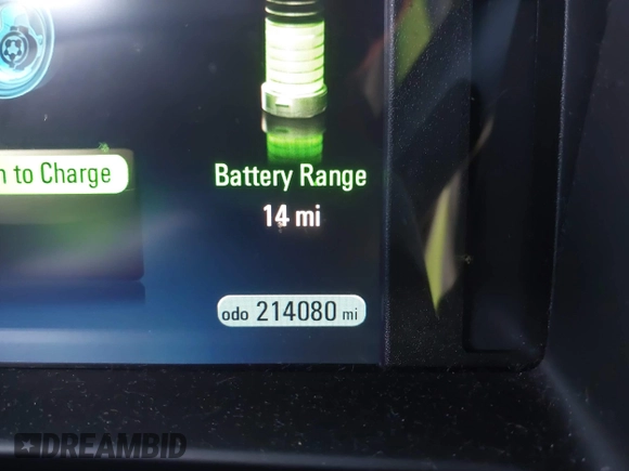 2012 Chevrolet Volt with VIN 1G1RA6E43CU123591, listed as a IAAI auction lot 41596161 with 214,080 mi miles and . Bid and sale history available at carsss.com. Image 12.