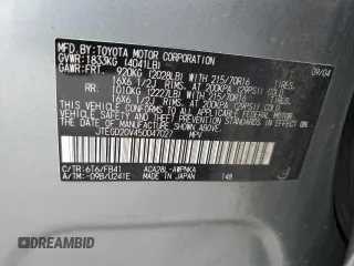 2005 Toyota RAV4 with VIN JTEGD20V450047027, listed as a Copart auction lot 56009315 with 218,535 mi miles and Clean Title. Bid and sale history available at DreamBid. Image 13.