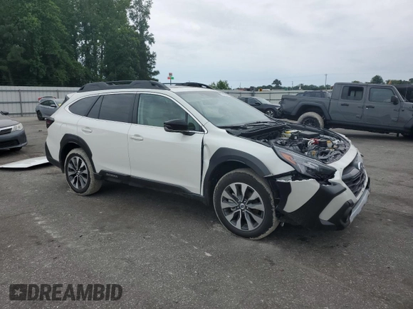 2025 Subaru Outback Limited z VIN 4S4BTANC7S3124000, wystawiony jako Copart lot #57419085 z przebiegiem 8 920 mil mil oraz Szkoda całkowita • Salvage title. Historia ofert i sprzedaży dostępna na DreamBid. Obrazek 4.