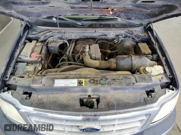 2003 Ford F-150 XL with VIN 1FTRF17293NA60031, listed as a Copart auction lot 55433885 with 186,557 mi miles and Salvage title. Bid and sale history available at DreamBid. Image 11.
