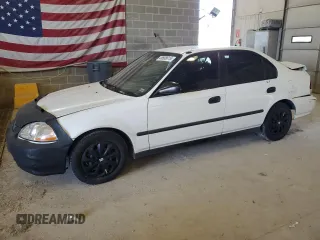 1998 Honda Civic DX with VIN 2HGEJ662XWH553744, listed as a Copart auction lot 48888615 with 233,936 mi miles and Salvage Title. Bid and sale history available at carsss.com. Image 1.