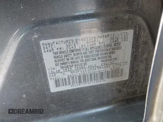 2019 Nissan Sentra SV with VIN 3N1AB7AP1KY430196, listed as a IAAI auction lot 41398490 with 77,818 mi miles and . Bid and sale history available at DreamBid. Image 9.