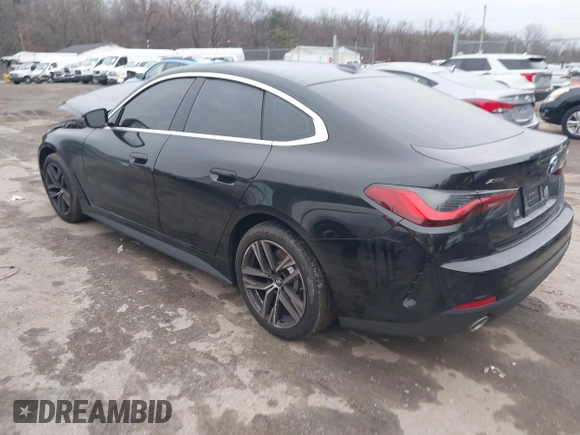 2024 BMW 4 Series 430i xDrive with VIN WBA73AV05RFS35389, listed as a IAAI auction lot 41144465 with 14,661 mi miles. Bid and sale history available at carsss.com. Image 3.