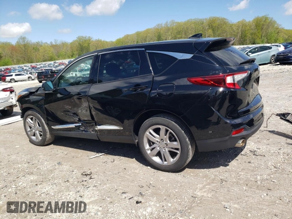 2021 Acura RDX Advance with VIN 5J8TC2H71ML020555, listed as a Copart auction lot 54877845 with 36,600 mi miles and Salvage title. Bid and sale history available at DreamBid. Image 2.