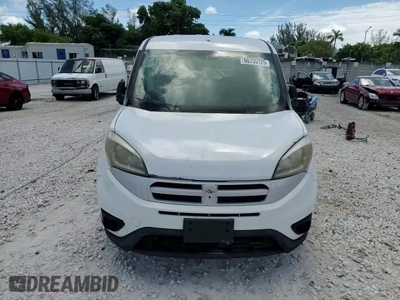 2016 Ram ProMaster City Cargo Tradesman SLT with VIN ZFBERFBT3G6B95966, listed as a Copart auction lot 60755725 with Not provided miles and Salvage title. Bid and sale history available at DreamBid. Image 14.