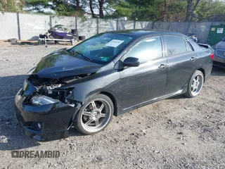 2009 Toyota Corolla with VIN 2T1BU40E29C084079, listed as a IAAI auction lot 41932383 with 172,784 mi miles. Bid and sale history available at carsss.com. Image 2.