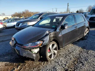 2018 Volkswagen Golf GTI S with VIN 3VW547AU5JM275329, listed as a Copart auction lot 79939624 with 62,048 mi miles and Salvage Title. Bid and sale history available at carsss.com. Image 1.