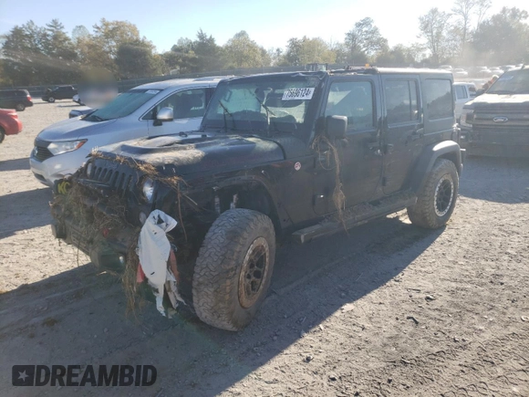 2016 Jeep Wrangler Unlimited Rubicon Hard Rock with VIN 1C4BJWFG4GL137772, listed as a Copart auction lot 82972494 with 0 mi miles and Salvage Title. Bid and sale history available at carsss.com. Image 1.