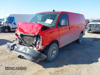 2018 Chevrolet Express Cargo with VIN 1GCWGAFP6J1342077, listed as a IAAI auction lot 41667765 with 138,063 mi miles and . Bid and sale history available at DreamBid. Image 17.