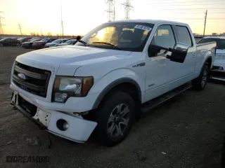 2014 Ford F-150 XL with VIN 1FTFW1ET4EFA01609, listed as a Copart auction lot 81381674 with 186,089 mi miles and Salvage Title. Bid and sale history available at carsss.com. Image 1.