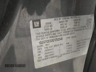 2016 Chevrolet Colorado 4WD LT с VIN 1GCGTCE32G1252945, выставлен на аукционе IAAI как лот 42554932 с пробегом 132 019 миль миль и . История ставок и продаж доступна на DreamBid. Изображение 9.