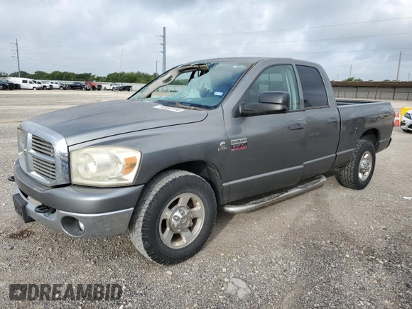 2008 Dodge Ram 2500 SLT with VIN 3D7KR28A18G212264, listed as a Copart auction lot 64560194 with 234,714 mi miles and Salvage Title. Bid and sale history available at carsss.com. Image 1.