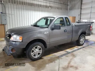 2008 Ford F-150 XL with VIN 1FTRF12W08KD88585, listed as a Copart auction lot 45345645 with 104,791 mi miles and Salvage Title. Bid and sale history available at carsss.com. Image 1.
