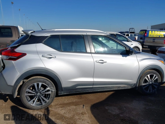 2019 Nissan Kicks S with VIN 3N1CP5CU8KL544677, listed as a IAAI auction lot 41654616 with 130,056 mi miles and . Bid and sale history available at carsss.com. Image 13.