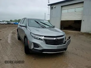 2023 Chevrolet Equinox LT with VIN 3GNAXKEG7PS200966, listed as a Copart auction lot 58599095 with 18,024 mi miles and Salvage title. Bid and sale history available at DreamBid. Image 14.