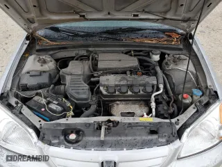 2003 Honda Civic DX with VIN 2HGES161X3H551530, listed as a Copart auction lot 52491805 with 0 mi miles and Salvage Title. Bid and sale history available at carsss.com. Image 12.