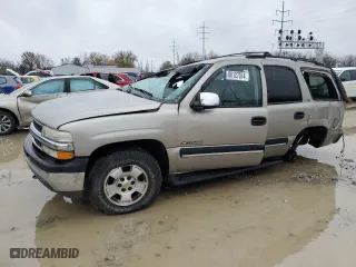2001 Chevrolet Tahoe LS with VIN 1GNEK13T41J101850, listed as a Copart auction lot 50137985 with 0 mi miles and Salvage Title. Bid and sale history available at carsss.com. Image 1.