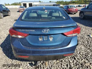 2014 Hyundai Elantra Coupe with VIN KMHDH6AH6EU027121, listed as a Copart auction lot 72735614 with 107,379 mi miles and Salvage Title. Bid and sale history available at carsss.com. Image 6.