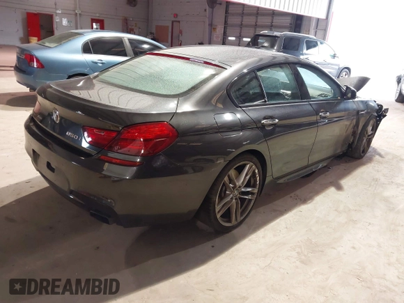 2015 BMW 6 Series 650i xDrive with VIN WBA6B4C59FD760929, listed as a IAAI auction lot 41397531 with Not Provided miles and . Bid and sale history available at carsss.com. Image 4.