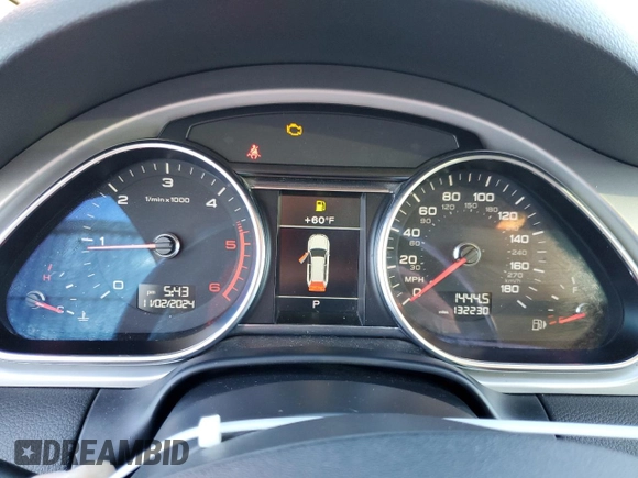 2013 Audi Q7 3.0L TDI Prestige with VIN WA1VMAFE4DD000644, listed as a Copart auction lot 78712424 with 132,230 mi miles and Clean Title. Bid and sale history available at carsss.com. Image 9.