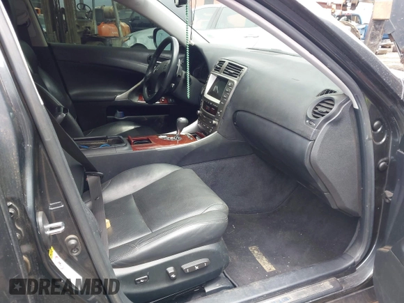 2007 Lexus IS 350 with VIN JTHBE262472012132, listed as a IAAI auction lot 42111719 with 103,663 mi miles and . Bid and sale history available at DreamBid. Image 5.