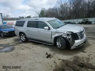 2017 Chevrolet Suburban Premier with VIN 1GNSCJKC2HR120815, listed as a Copart auction lot 43729155 with 96,553 mi miles and Salvage Title. Bid and sale history available at carsss.com. Image 14.