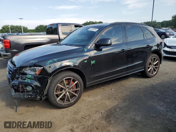 2017 Audi SQ5 Premium Plus with VIN WA1CCAFP7HA009440, listed as a Copart auction lot 62433294 with 83,790 mi miles and Salvage Title. Bid and sale history available at DreamBid. Image 1.